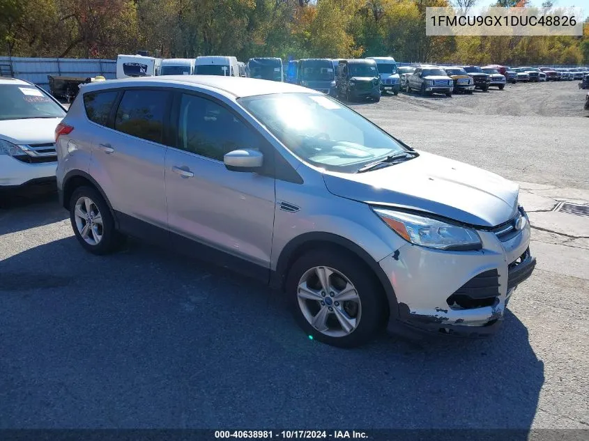 2013 Ford Escape Se VIN: 1FMCU9GX1DUC48826 Lot: 40638981