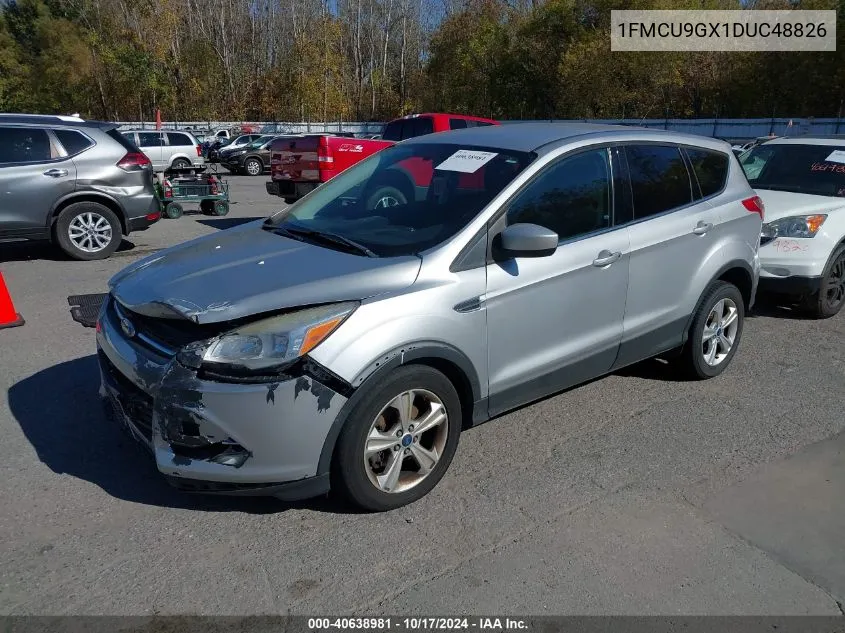 2013 Ford Escape Se VIN: 1FMCU9GX1DUC48826 Lot: 40638981