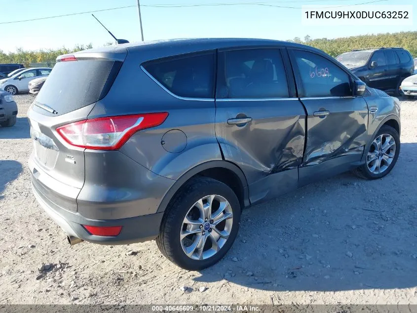 2013 Ford Escape Sel VIN: 1FMCU9HX0DUC63252 Lot: 40646609