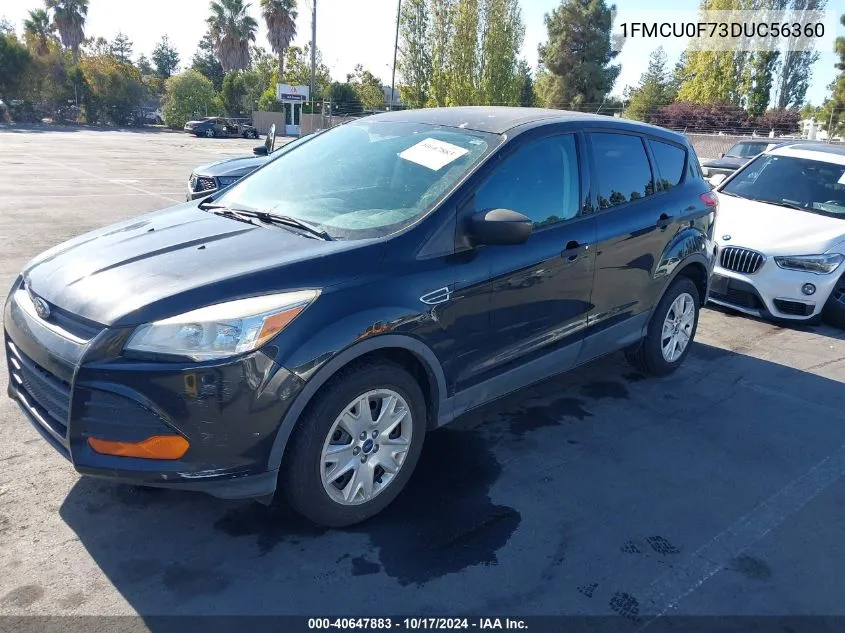 2013 Ford Escape S VIN: 1FMCU0F73DUC56360 Lot: 40647883