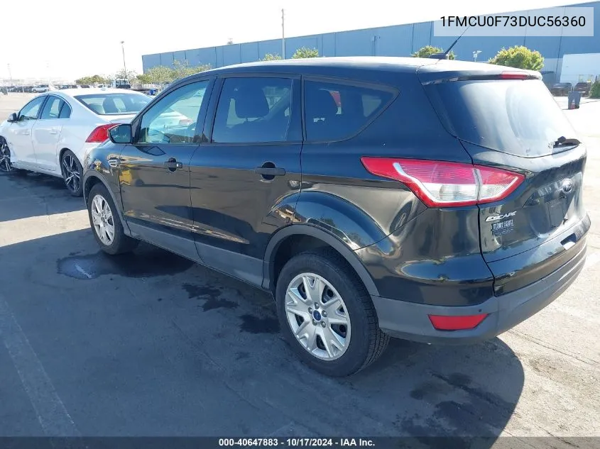 2013 Ford Escape S VIN: 1FMCU0F73DUC56360 Lot: 40647883