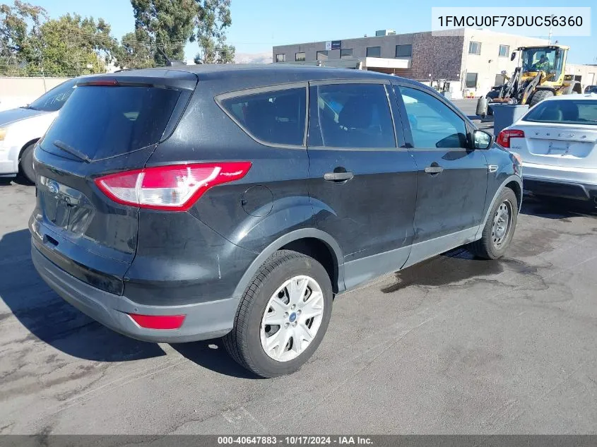 2013 Ford Escape S VIN: 1FMCU0F73DUC56360 Lot: 40647883