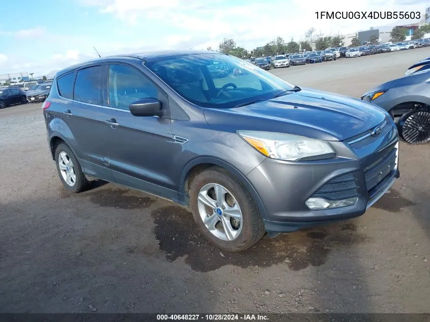 2013 Ford Escape Se VIN: 1FMCU0GX4DUB55603 Lot: 40648227