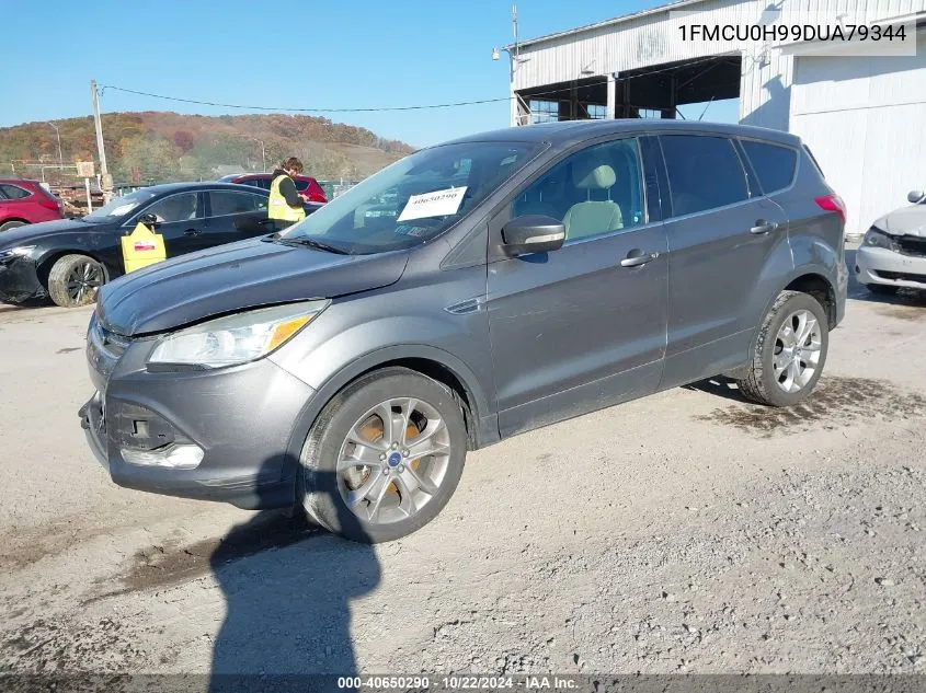 2013 Ford Escape Sel VIN: 1FMCU0H99DUA79344 Lot: 40650290