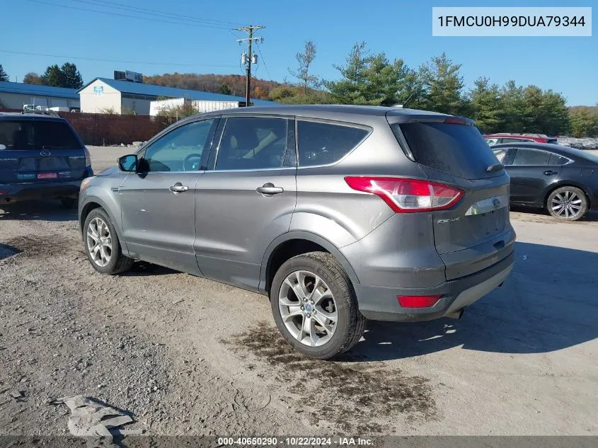 2013 Ford Escape Sel VIN: 1FMCU0H99DUA79344 Lot: 40650290