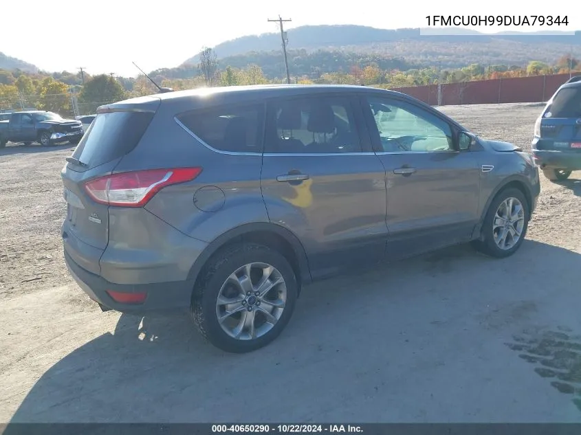 2013 Ford Escape Sel VIN: 1FMCU0H99DUA79344 Lot: 40650290