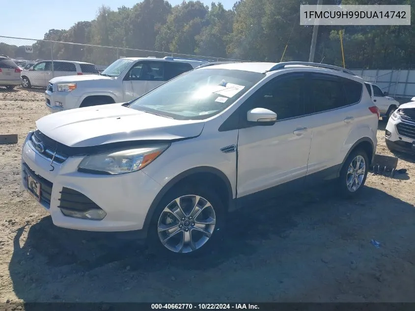 2013 Ford Escape Sel VIN: 1FMCU9H99DUA14742 Lot: 40662770