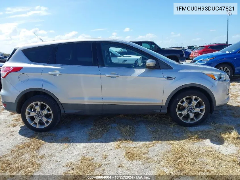 2013 Ford Escape Sel VIN: 1FMCU0H93DUC47821 Lot: 40664004