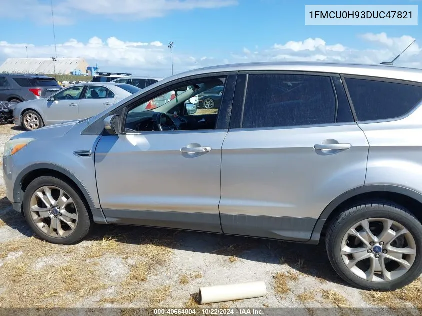 2013 Ford Escape Sel VIN: 1FMCU0H93DUC47821 Lot: 40664004