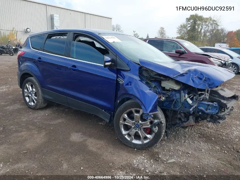 2013 Ford Escape Sel VIN: 1FMCU0H96DUC92591 Lot: 40664986