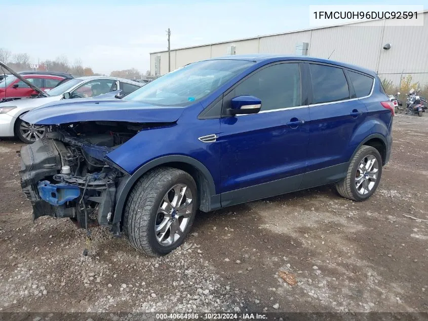 2013 Ford Escape Sel VIN: 1FMCU0H96DUC92591 Lot: 40664986