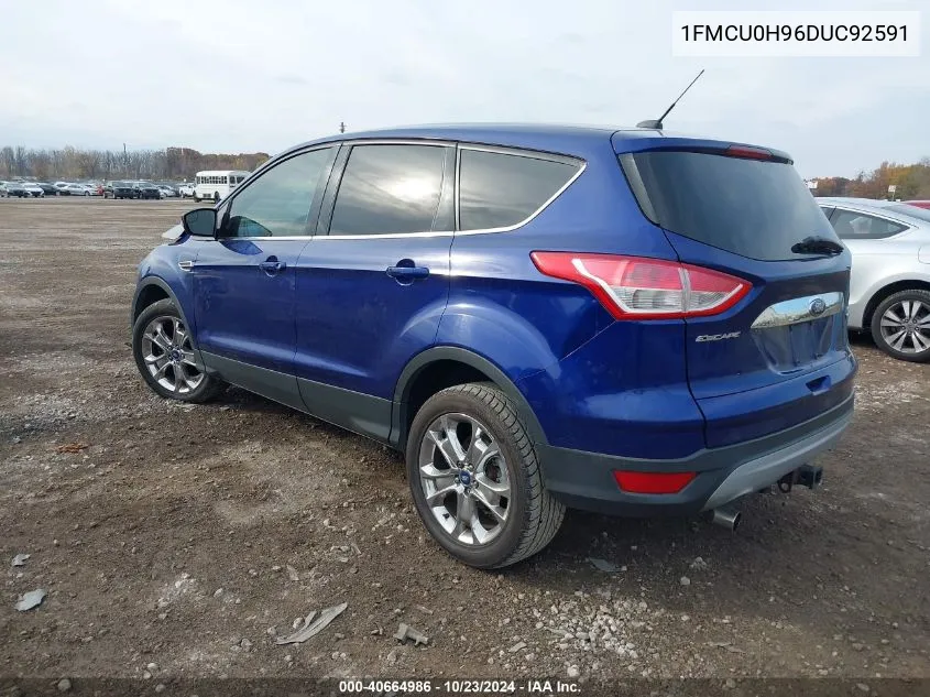 2013 Ford Escape Sel VIN: 1FMCU0H96DUC92591 Lot: 40664986