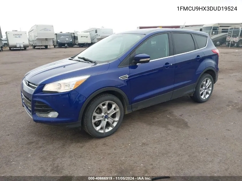 1FMCU9HX3DUD19524 2013 Ford Escape Sel