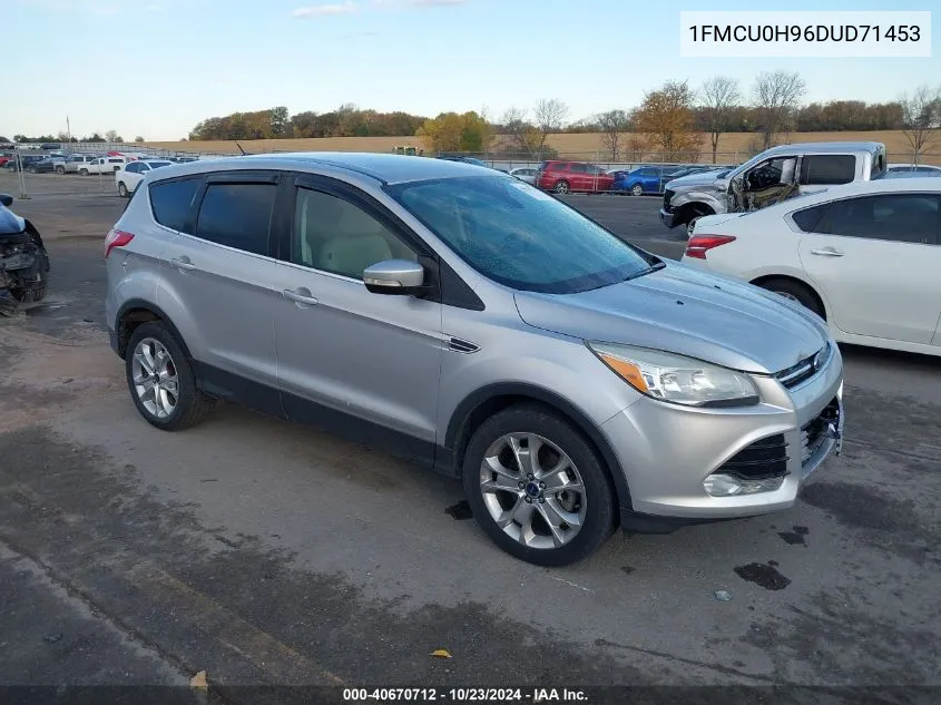 2013 Ford Escape Sel VIN: 1FMCU0H96DUD71453 Lot: 40670712