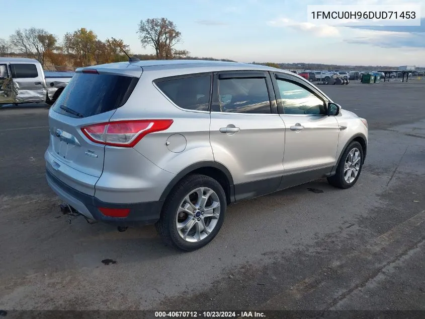 2013 Ford Escape Sel VIN: 1FMCU0H96DUD71453 Lot: 40670712