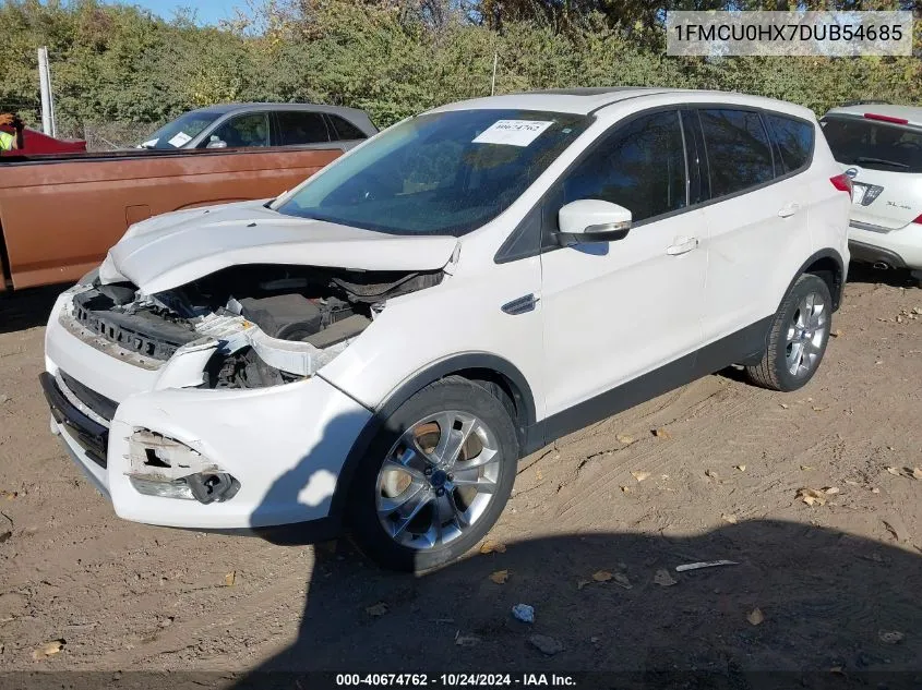 2013 Ford Escape Sel VIN: 1FMCU0HX7DUB54685 Lot: 40674762