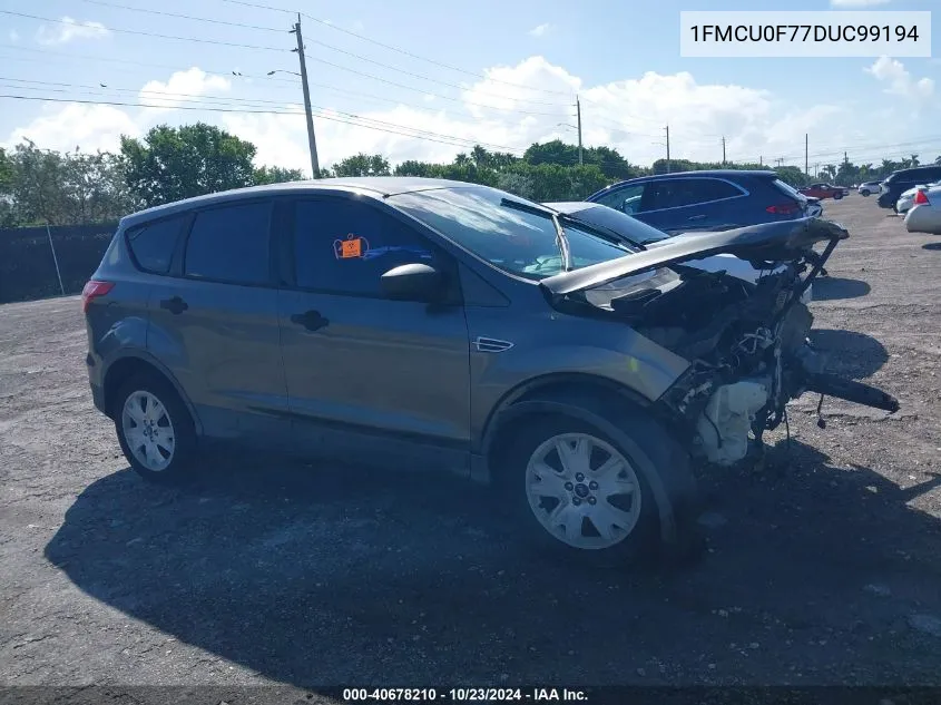 2013 Ford Escape S VIN: 1FMCU0F77DUC99194 Lot: 40678210