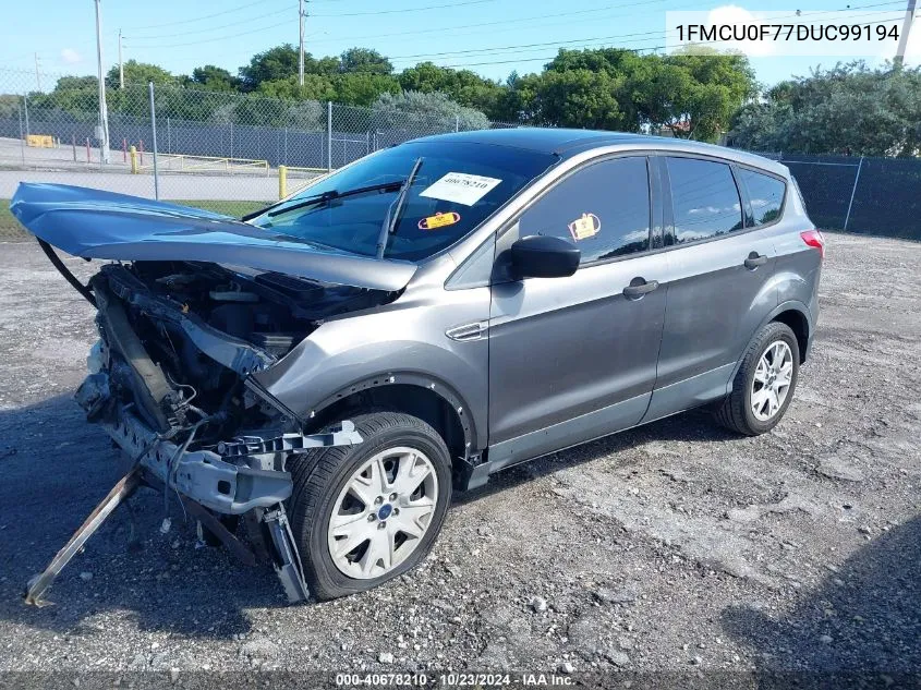 2013 Ford Escape S VIN: 1FMCU0F77DUC99194 Lot: 40678210