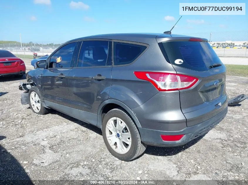 2013 Ford Escape S VIN: 1FMCU0F77DUC99194 Lot: 40678210