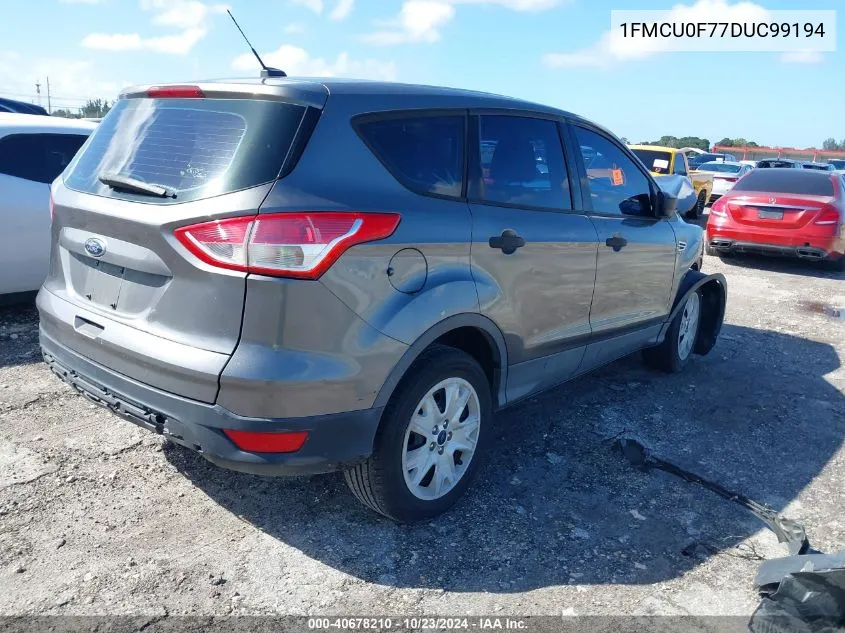 2013 Ford Escape S VIN: 1FMCU0F77DUC99194 Lot: 40678210