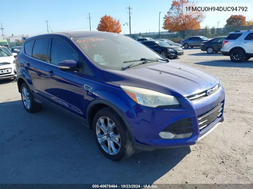 2013 Ford Escape Sel VIN: 1FMCU0H94DUC94792 Lot: 40678464