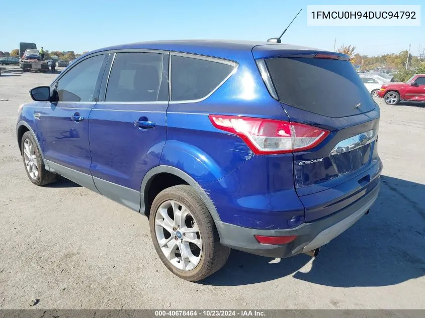 2013 Ford Escape Sel VIN: 1FMCU0H94DUC94792 Lot: 40678464