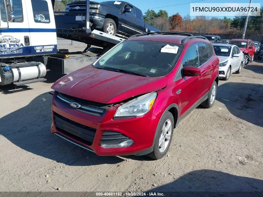 2013 Ford Escape Se VIN: 1FMCU9GXXDUA96724 Lot: 40681152