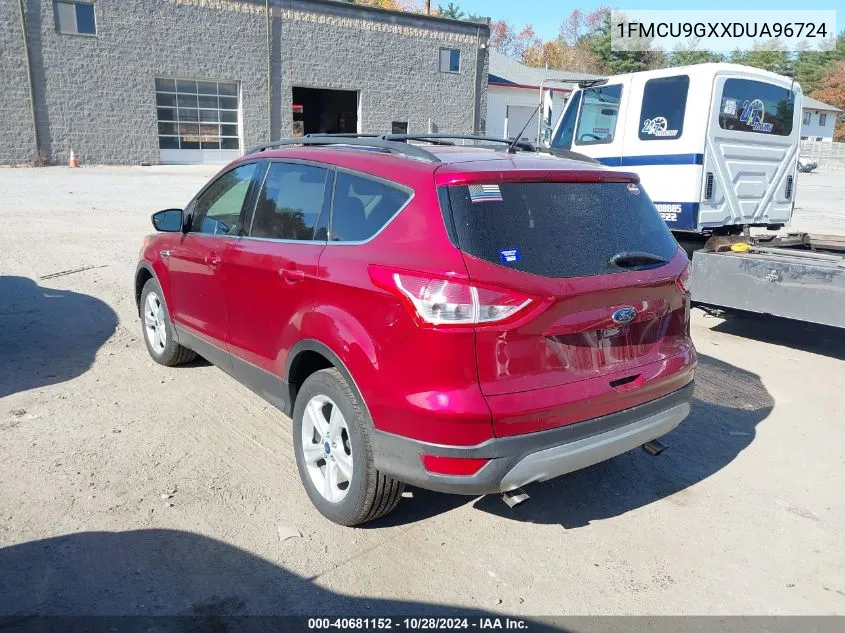 2013 Ford Escape Se VIN: 1FMCU9GXXDUA96724 Lot: 40681152