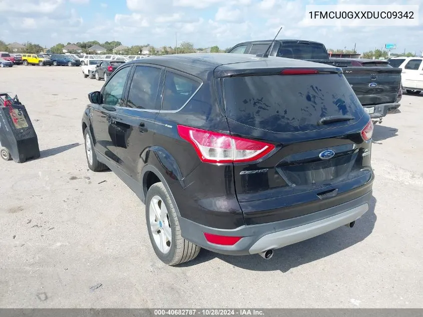 2013 Ford Escape Se VIN: 1FMCU0GXXDUC09342 Lot: 40682787