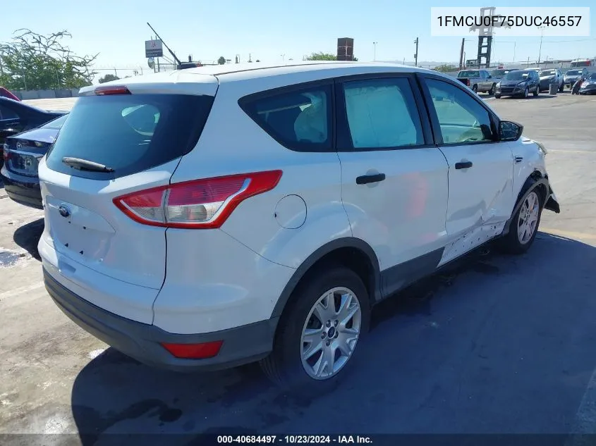 2013 Ford Escape S VIN: 1FMCU0F75DUC46557 Lot: 40684497