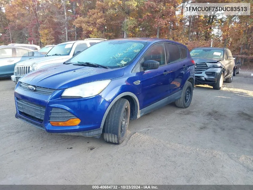 2013 Ford Escape S VIN: 1FMCU0F75DUC83513 Lot: 40684732