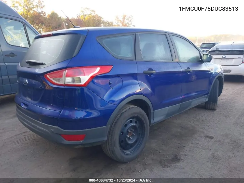 2013 Ford Escape S VIN: 1FMCU0F75DUC83513 Lot: 40684732