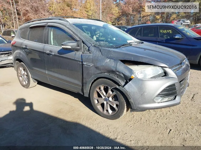 2013 Ford Escape Sel VIN: 1FMCU9H9XDUC92016 Lot: 40685839