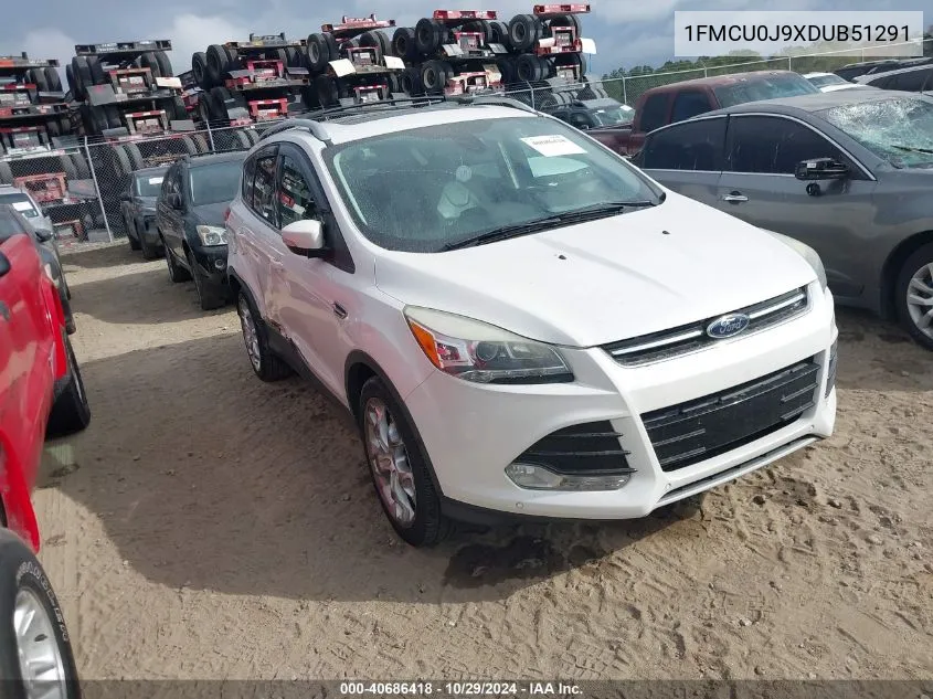 2013 Ford Escape Titanium VIN: 1FMCU0J9XDUB51291 Lot: 40686418