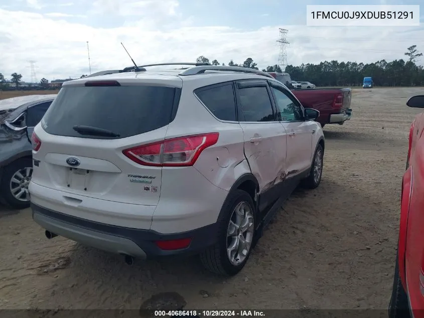 2013 Ford Escape Titanium VIN: 1FMCU0J9XDUB51291 Lot: 40686418