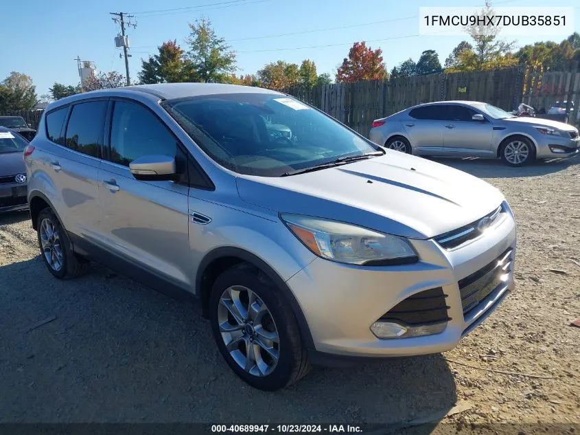 2013 Ford Escape Sel VIN: 1FMCU9HX7DUB35851 Lot: 40689947