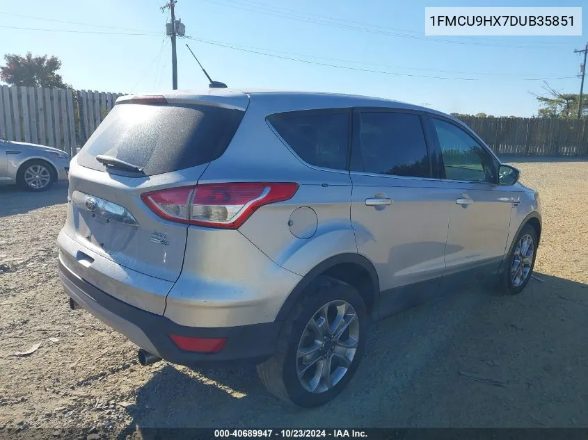 2013 Ford Escape Sel VIN: 1FMCU9HX7DUB35851 Lot: 40689947