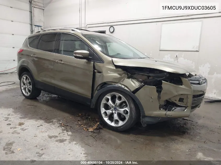 2013 Ford Escape Titanium VIN: 1FMCU9J9XDUC03605 Lot: 40695104