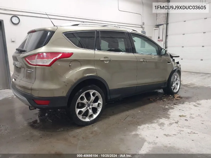 2013 Ford Escape Titanium VIN: 1FMCU9J9XDUC03605 Lot: 40695104