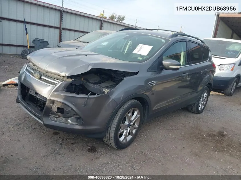 2013 Ford Escape Sel VIN: 1FMCU0HX2DUB63956 Lot: 40696620