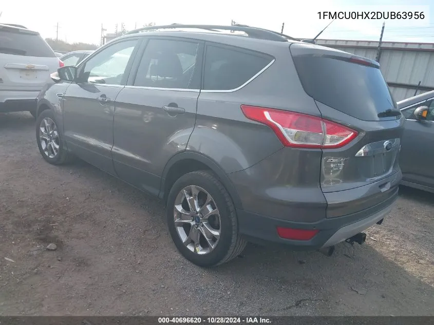 2013 Ford Escape Sel VIN: 1FMCU0HX2DUB63956 Lot: 40696620