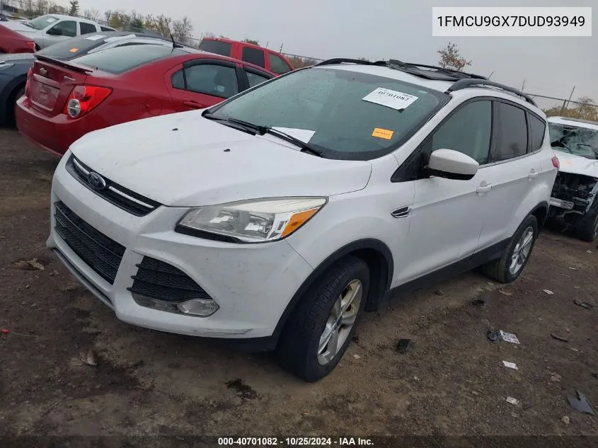 2013 Ford Escape Se VIN: 1FMCU9GX7DUD93949 Lot: 40701082