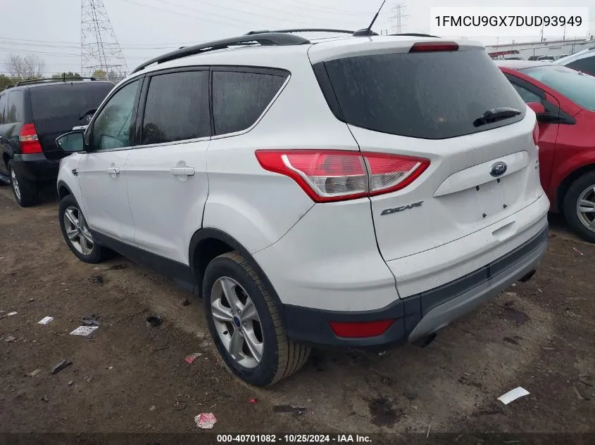 2013 Ford Escape Se VIN: 1FMCU9GX7DUD93949 Lot: 40701082