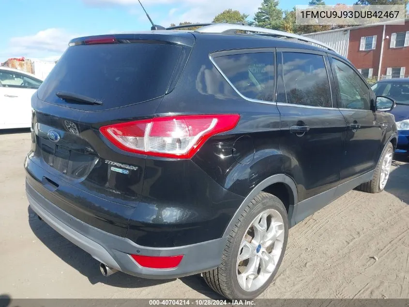 2013 Ford Escape Titanium VIN: 1FMCU9J93DUB42467 Lot: 40704214