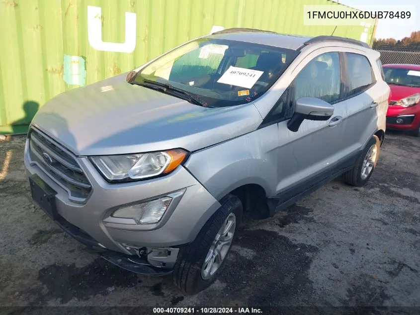 2013 Ford Escape Sel VIN: 1FMCU0HX6DUB78489 Lot: 40709241