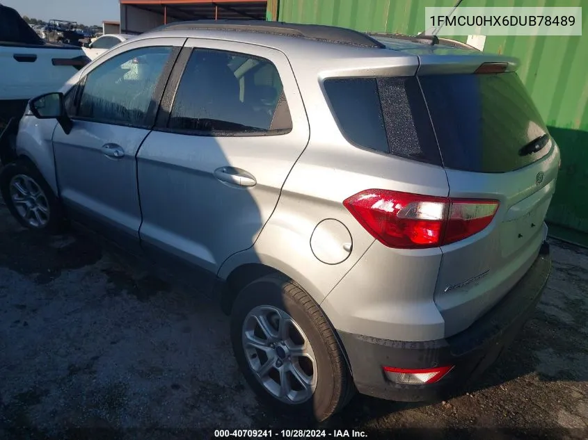 2013 Ford Escape Sel VIN: 1FMCU0HX6DUB78489 Lot: 40709241