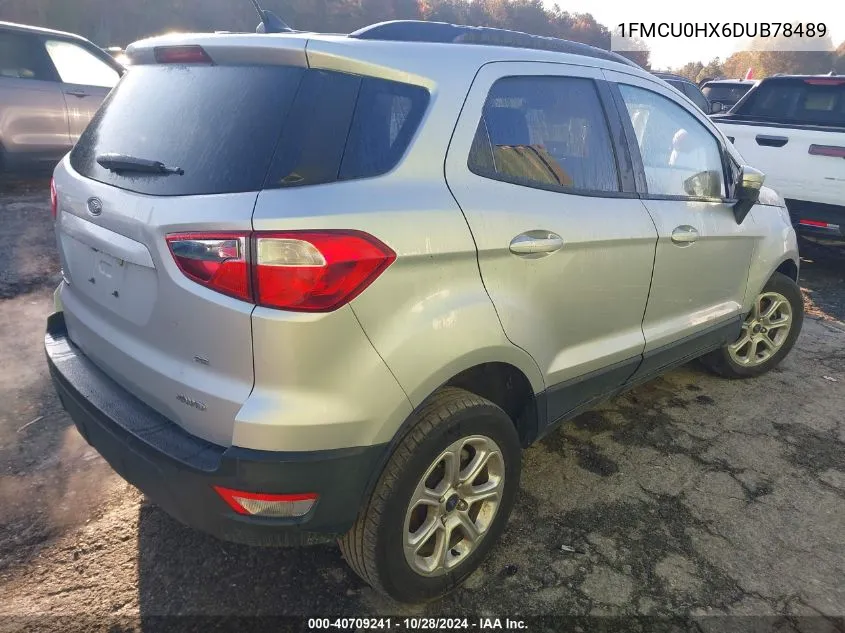 2013 Ford Escape Sel VIN: 1FMCU0HX6DUB78489 Lot: 40709241