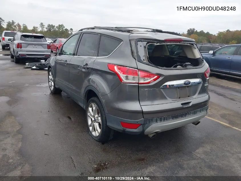 2013 Ford Escape Sel VIN: 1FMCU0H90DUD48248 Lot: 40710119