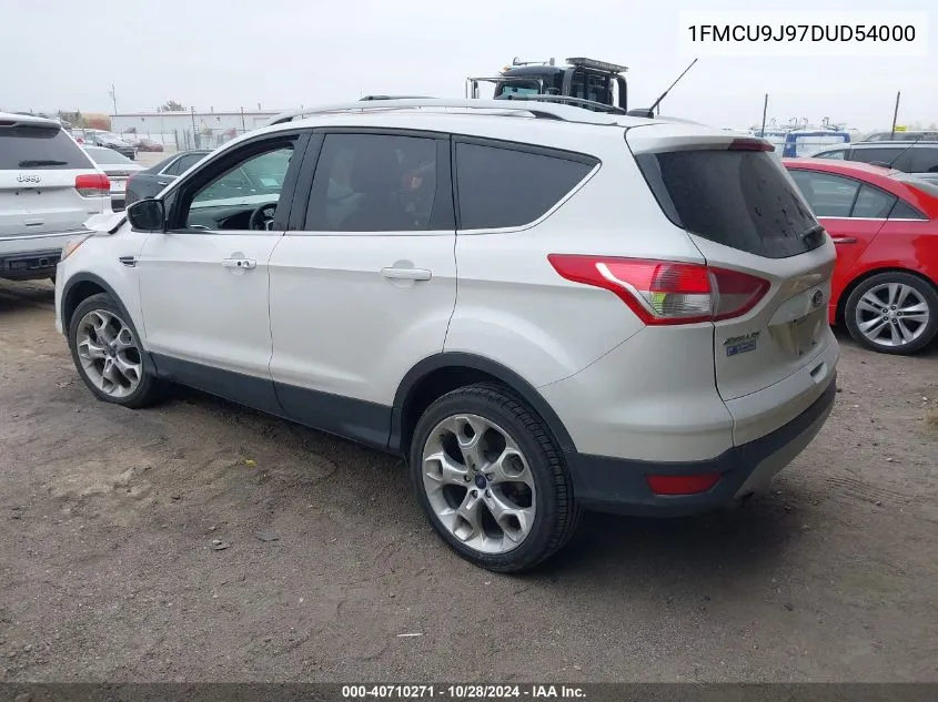 2013 Ford Escape Titanium VIN: 1FMCU9J97DUD54000 Lot: 40710271