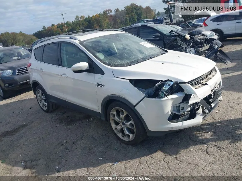 2013 Ford Escape Titanium VIN: 1FMCU0J96DUD31903 Lot: 40713076